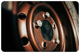 Stainless steel wheel nuts