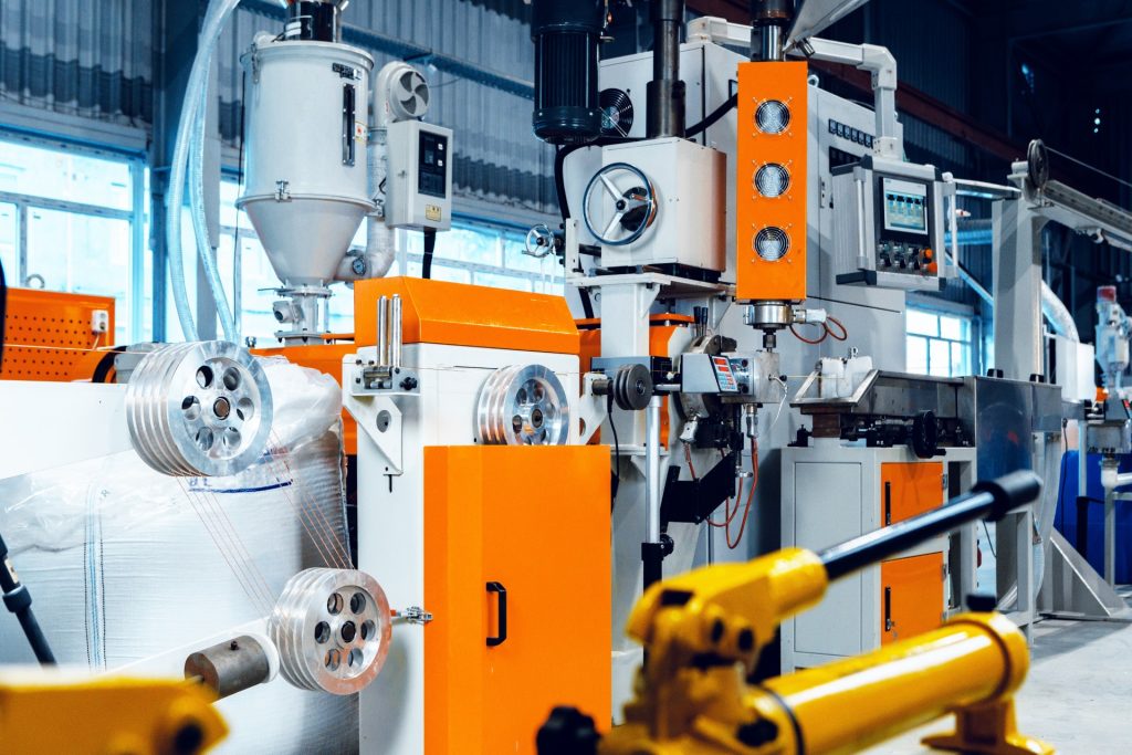 Inside the new factory manufacturing electrical cable.